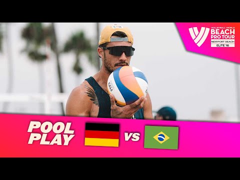 Ehlers/Wickler vs. George/Saymon - Pool Play Highlights | Newport Beach 2025 #BeachProTour