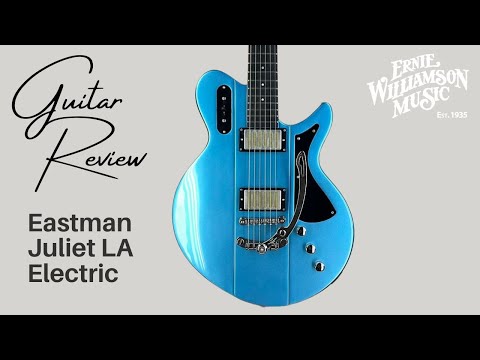 Eastman Juliet LA Electric Guitar, with Göldo Tremolo, Celestine Blue Bild 10