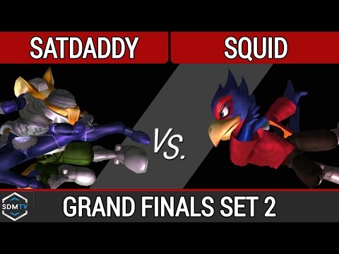 SDSU Biweekly 53 - satdaddy (Sheik/Fox) vs. Squid (Falco) - SSBM Grand Finals Set 2 - Smash Melee