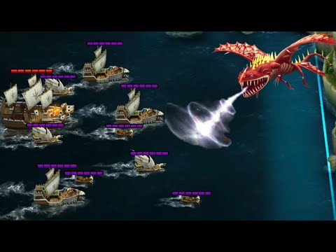 New Premium CHAMPERONE VS Fleet 61 -  Defend Berk- Dragons:Rise of Berk
