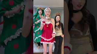 クリスマスパーティ??#ももちゃんねる #クリスマス #コスプレ #たつももチャンネル #shorts