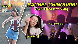 RACHEL CHINOURIRI CONCERT VLOG - dallas, tx (grwm + vlog!)