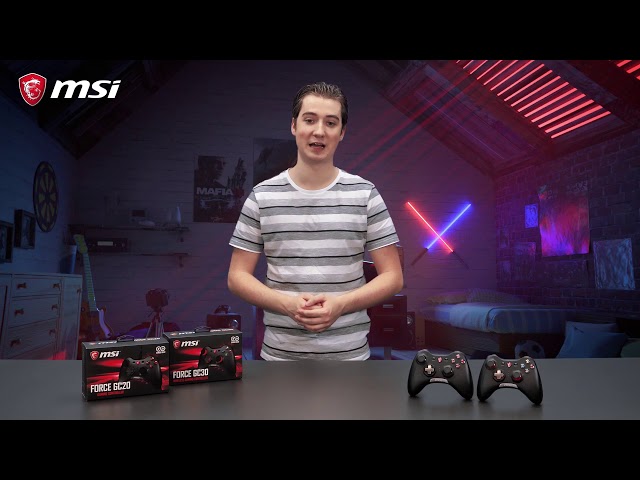 Gamepad wireless MSI Force GC30 per PC/Android video