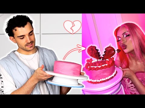 Baking an ANTI VALENTINE'S DAY Cake for Naomi Jon's Song Release