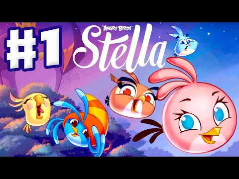 Angry Birds Stella - Gameplay Walkthrough Part 1 - Branch Out! 3 Stars! Stella! (iOS, Android) - YouTube