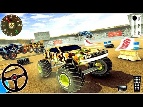 U.S. Army monster truck destruction - 2021 Derby games - Android Gameplay