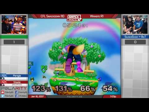 CFL Smackdown 110 Melee - Young Larry + Captain G vs SilenceGhost + BigT - Doubles Winners R1