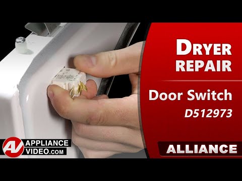 Speed Queen Dryer Will Not Start - Door Switch Repair and Diagnostic