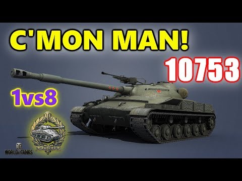 World of Tanks - Object 907 - 11K Damage 8 Kills - 1vs8 - C'MON MAN!