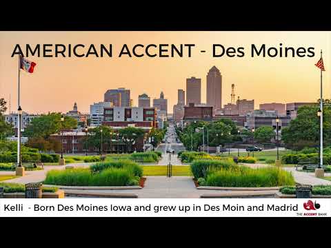 Des Moines, Iowa accent video