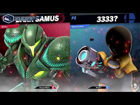 S@PS 85 Ultimate Singles - Skink?(Luigi/Gunner) vs PsychoMyko(Ken/Dark Samus) Winners Quarters