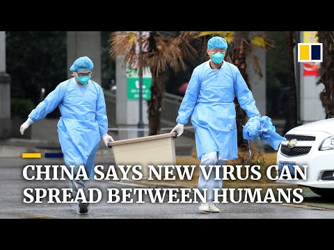 China confirms new coronavirus can be transmitted between humans