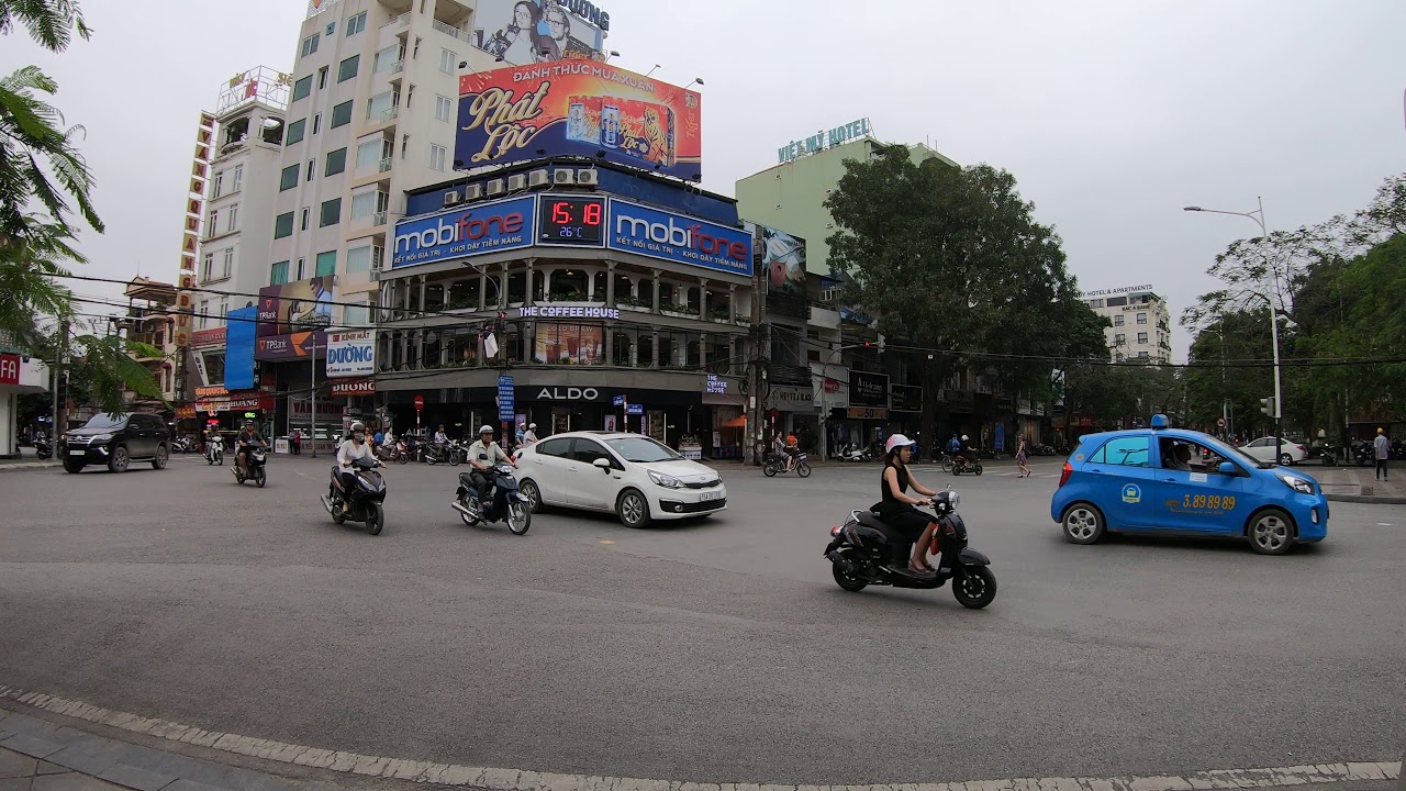Streets of Hai Phong, Vietnam in 4k