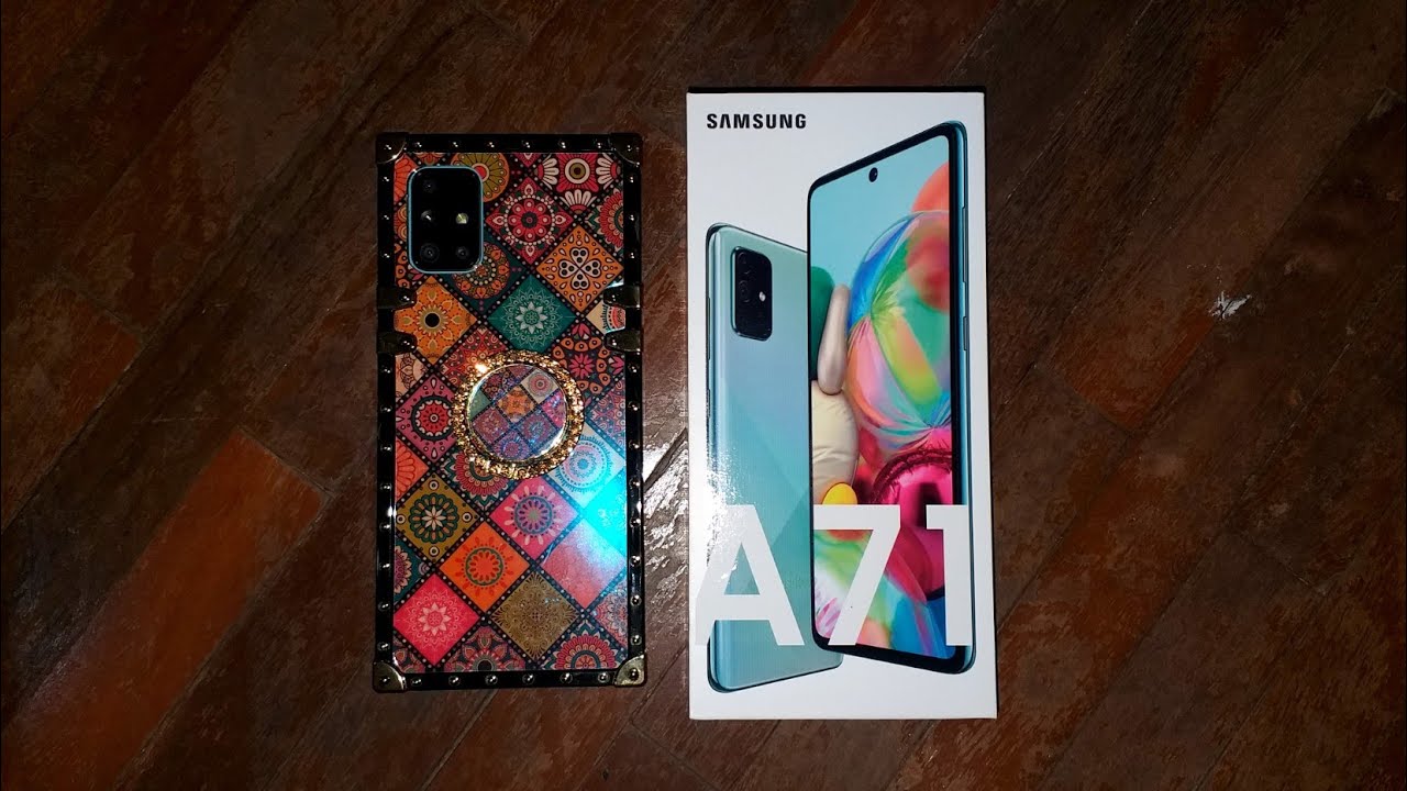 Samsung A71 unboxing with no cuts