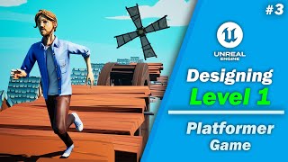 Designing Level in Unreal Engine 5 (Part 3) Platformer Game | Beginners Course