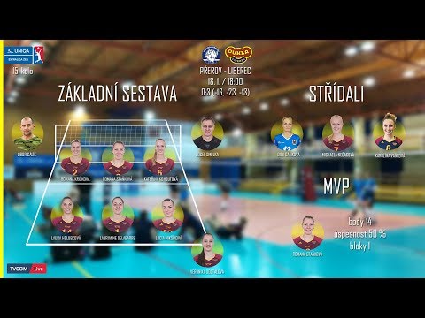 SESTŘIH 2018: Volejbal Přerov Ž - VK Dukla Liberec Ž