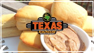 How to Make Texas Roadhouse Rolls & Cinnamon Honey Butter | Copycat Recipe | THE BEST DINNER ROLLS