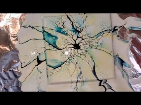 #119 - Yellow Opal #Bloom w/Prussian Blue Cell Activator | #Sheleeart #Colourarte #PrimaryElements