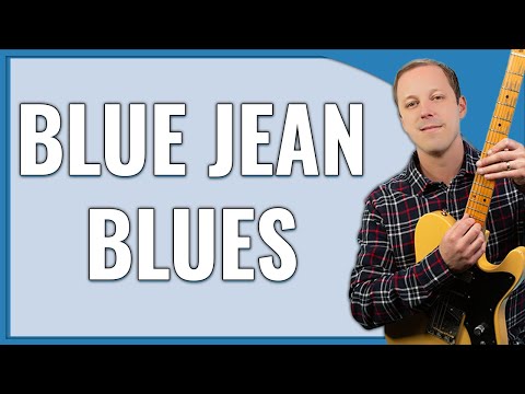 Blue Jean Blues Guitar Lesson (Slow Blues Guitar Lesson)