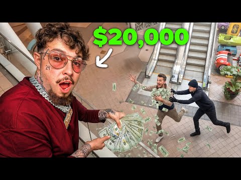 Giving $20,000 To Random Strangers (I GOT ROBBED)