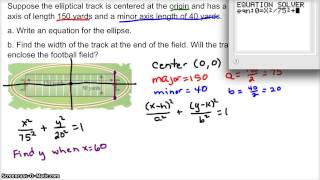 Ellipse Application