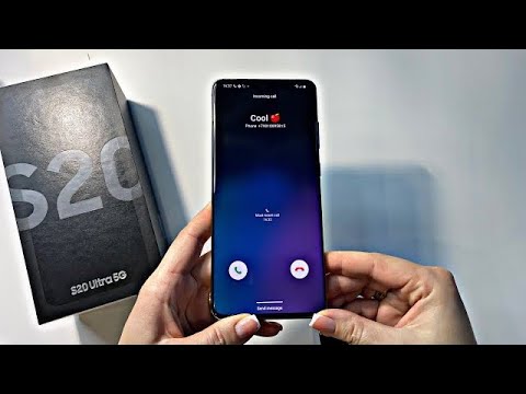 Samsung Galaxy S20 Ultra incoming call & boot animation (Android 13)