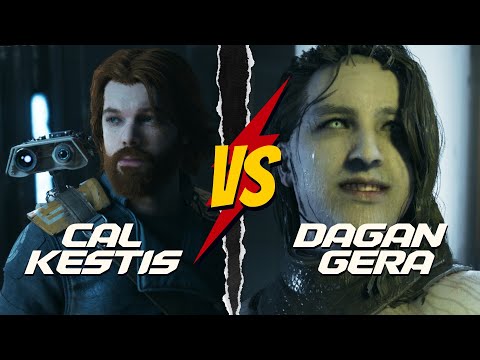 DAGAN GERA FALLING TO THE DARK SIDE CINEMATIC & BOSS COMBAT GAMEPLAY - STAR WARS JEDI SURVIVOR