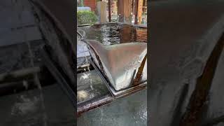 博多祇園山笠で有名な櫛田神社のお手水舎の水の音#Shorts