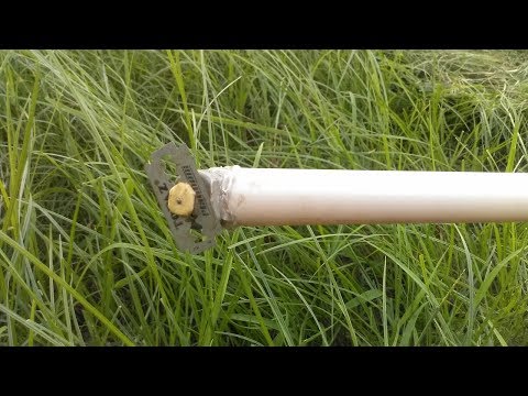 How to make a powerful grass cutter at home very easy