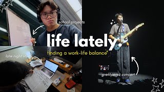 VLOG: life lately ☕ // haircut, grentperez concert, study, good habits + more!