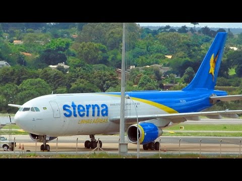 Boeing 737 GOL | Airbus A330 TAP | A318 | Airbus A300 | A320 TAM Aeroporto de Brasília Airport Video