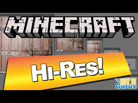 How You Can Make a Minecraft Hi Res Texture Pack - How High Should You Go?  - Minecraft Java