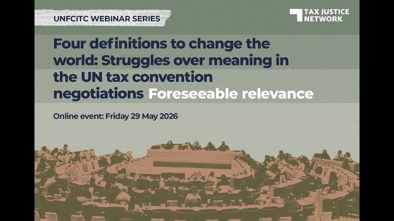 Four definitions to change the world webinar series: Foreseeable relevance