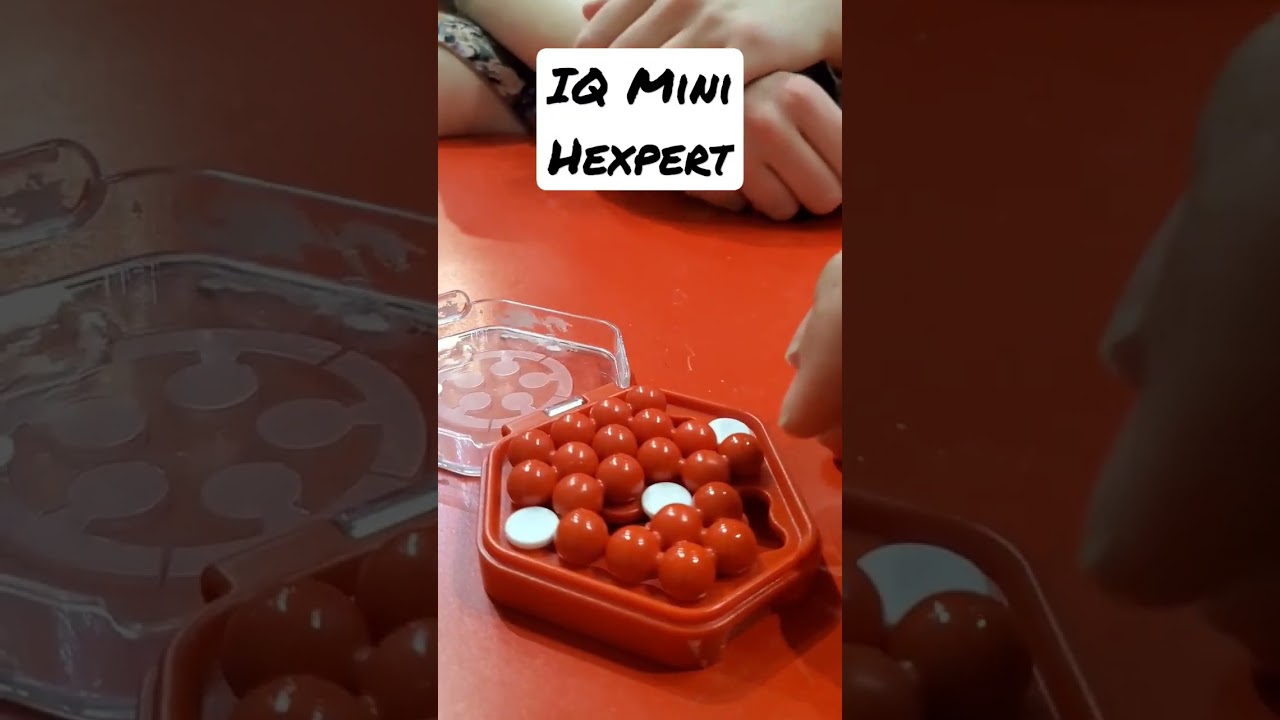 Get your brain at the top of its game with an IQ Mini Hexpert game for ages 7+