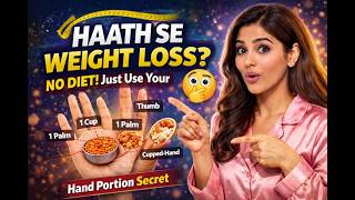 “Sirf Haath Se Measure Karo Aur Dekho kasay hoga Weight Lose ? 😳 Hand Portion Method Explained!”