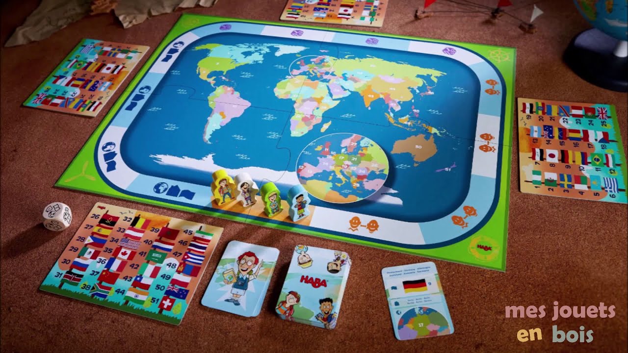 Jeu de société - Petit globe-trotter