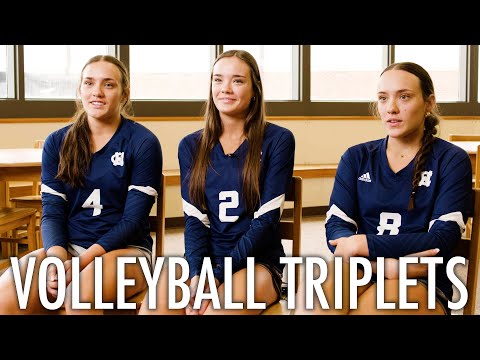 High School Volleyball Team Has Triplets on the Roster | White County Warriors
