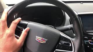 Cadillac ATS - How to open the hood