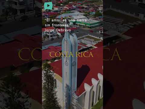 “El amor es una tierra sin fronteras” 💛⛪ #visitcostarica #tilarán