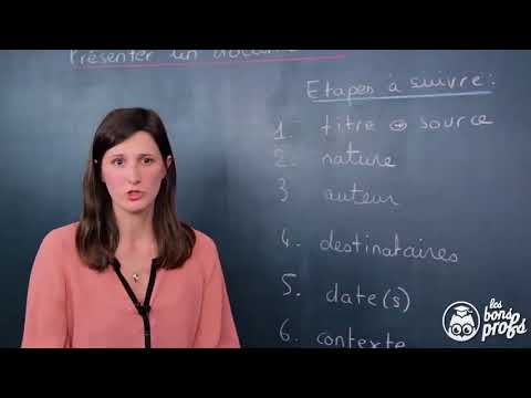 Présenter un document   l'exemple   Histoire Géographie   Les Bons Profs