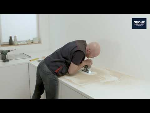 Установка кухонной мойки Grohe Установка кухонной мойки Grohe
