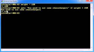 Ruby Programming Tutorial - 14 - Decision Making
