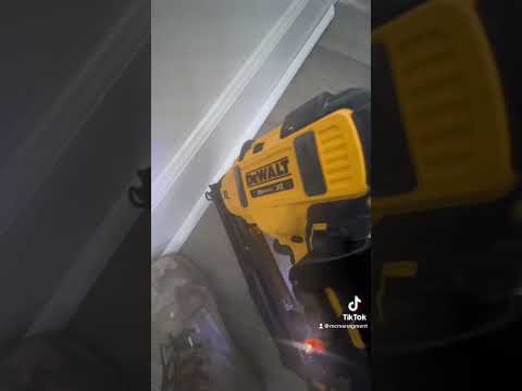 Quarter round trip install and nail up #construction #daily #mcmanagment #trim #install #work ￼