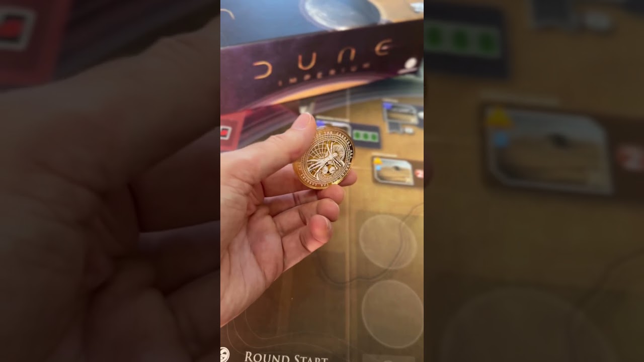 The Acrylic Must Flow. Dune Imperium Token