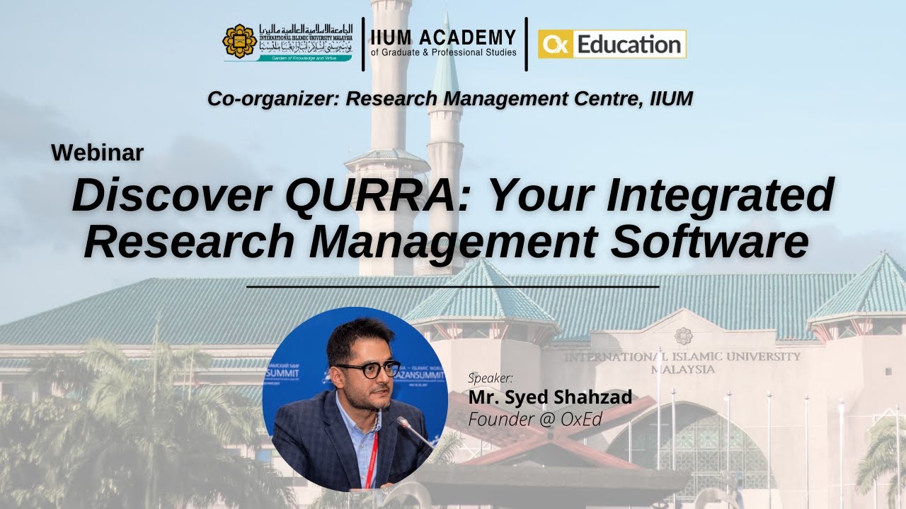 Discover Qurra: Your Integrated Research Management Platform Webinar