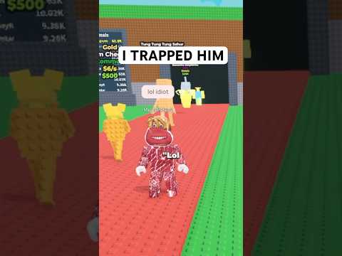 I Trapped This Kid In STEAL A BRAINROT..