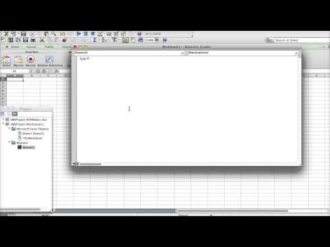 How to Write Your First VBA Program in Excel