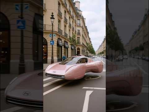 #hyundai AeroOne Glides Through Paris — Dawn Test Run on Rue de Rivoli #fantasy #scifi