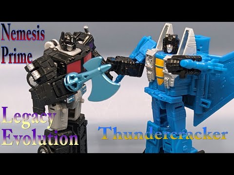 Chuck's Reviews Transformers Legacy Evolution Nemesis Prime and Thundercracker