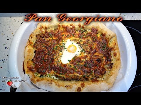Pan Georgiano | Pizza Rellena de Carne Estilo Georgiano